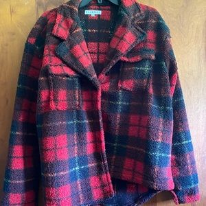 NWOT Blakeley Sherpa Shacket- L